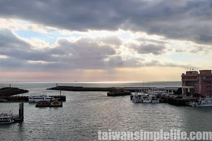 淡水漁人碼頭:情人橋からの眺め